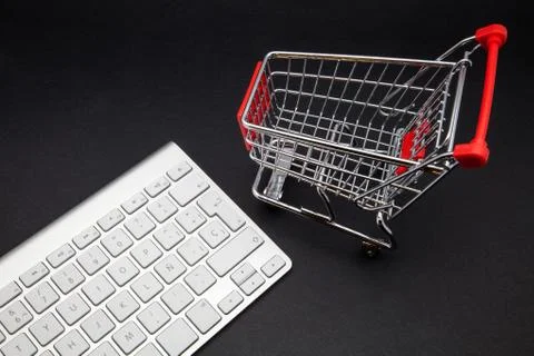 Hopping cart Stock Photos