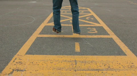  Hopscotch Stock Footage 843731