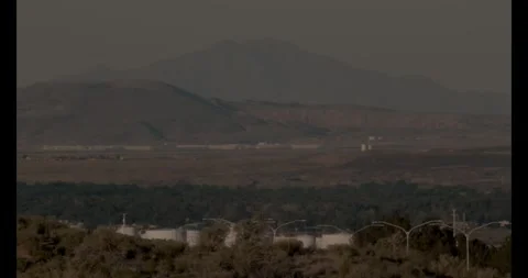 Horizon and Mountain Stock Footage 292724845