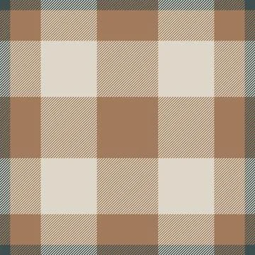 Horizon background pattern plaid, 1950s tartan check fabric. Window seamles.. Stock Illustration