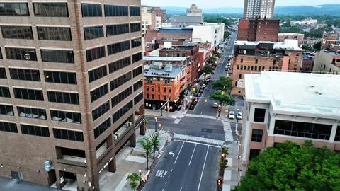 Horizon in the Background - Syracuse, NY 库存照片