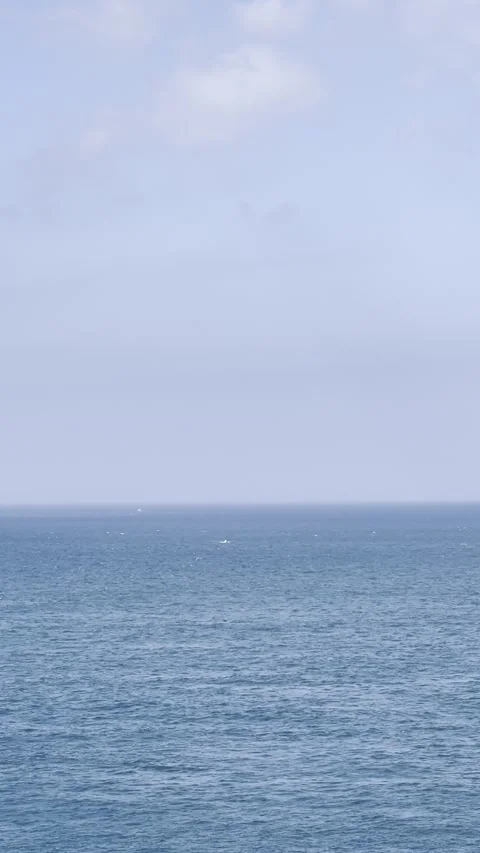 Horizon line between the surface of the sea with ripples on the water Stock Footage 260617213