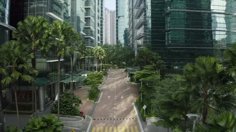 The Horizon Office Tower Stock Footage 303510073