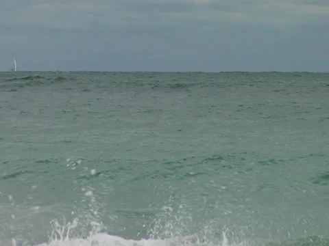 Horizon over ocean Stock Footage 22936448