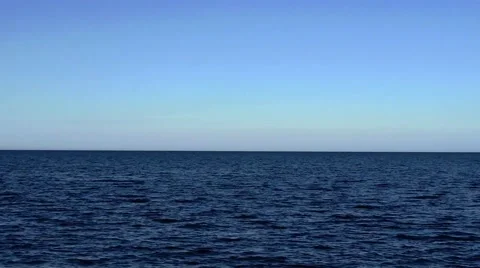 Horizon Of The Sea Stock Footage 48088698