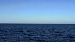 Horizon Of The Sea Stock Footage