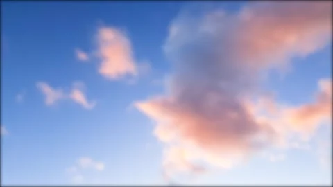 The horizon of the sky, a blurred background of clouds. An blue sky blurred Stock Footage 319294831