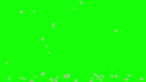 Horizon your recording with graphic elements on a green screen with jumping.. Stock Footage 304055240