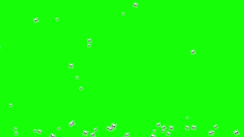 Horizon your recording with graphic elements on a green screen with jumping.. Stock Footage 304055462
