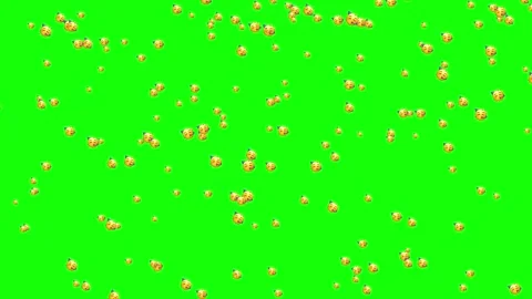 Horizon your recording with graphic elements on a green screen with party e.. Stock Footage 304055761