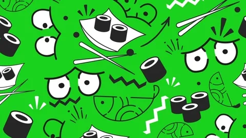 Horizontal 16:9 animated food background. Stories ready. 库存影片 340526420