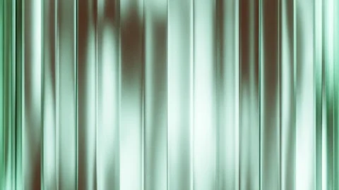 Horizontal 3D abstract glass waves lines green cyan aqua loop animation tech Stock-Footage 335634135