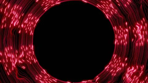 Horizontal 3D abstract neon light data fibre optic, background copyspace poster Stock Illustration