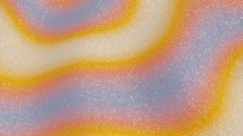 Horizontal 3D abstract whimsical retro groovy fairy glitter gradient copyspace Stock Illustration