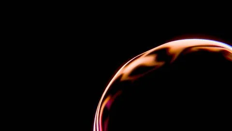 Horizontal 3D glass abstract sphere arc sleek glossy web design digital website Illustrazione stock