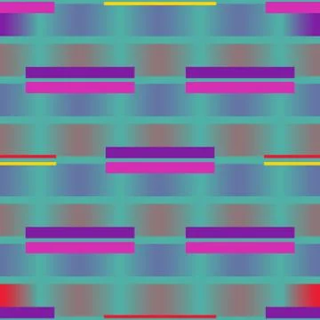 Horizontal 3d lines seamless pattern Illustrazione stock
