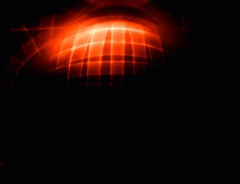 Horizontal 3d sphere abstract illustration background Stock Illustration