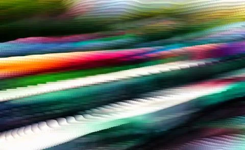 Horizontal 3d vivid cube pixel diagonal abstraction background 스톡 일러스트