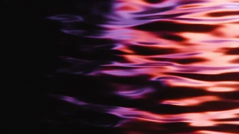 Horizontal 3D water abstract liquid loop animation glass sleek glossy web design Stock Footage 334733543