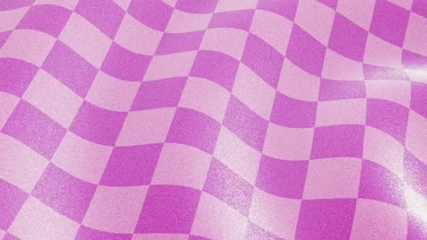 Horizontal abstract 3d checkerboard glitter retro groovy banner template copy Video stock 328156102
