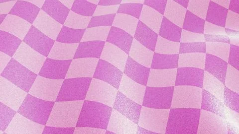 Horizontal abstract 3d checkerboard glitter retro groovy banner template copy Stock Illustration