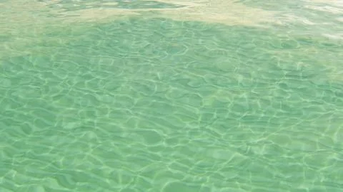 Horizontal abstract 3D summer pool water caustics surface ripple waves texture Stock Illustration