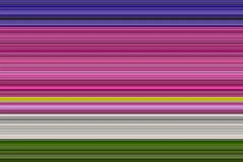 A horizontal, abstract background texture composed of gradient colored fibers Stock Illustration