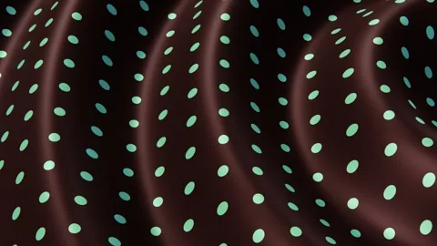 Horizontal abstract polka dot brown blue chic fabric pattern textile silk satin Stock Footage 332066651