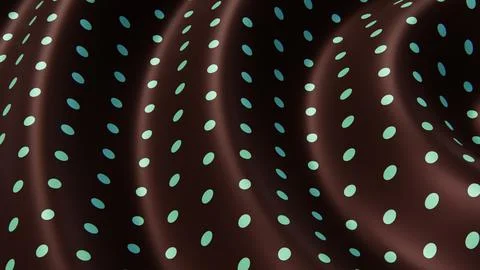 Horizontal abstract polka dot brown blue chic fabric pattern textile silk satin Stockillustratie