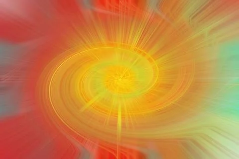 Horizontal abstraction flowing lines on warm orange abstract background for.. Stock Illustration