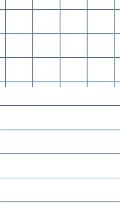 Horizontal and vertical lines forms square cells parallel and perpendicular Stock Footage 310496914
