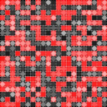 Horizontal and vertical rounds and squares Stock Illustration