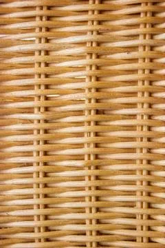 Horizontal and vertical Wicker texture Stock Photos
