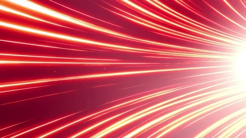 Horizontal Anime Speed Lines Red Background Stock Footage 211344296