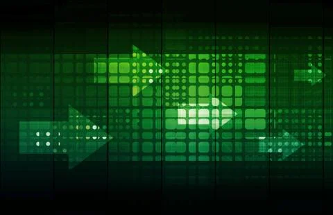 Horizontal arrows Stock Illustration