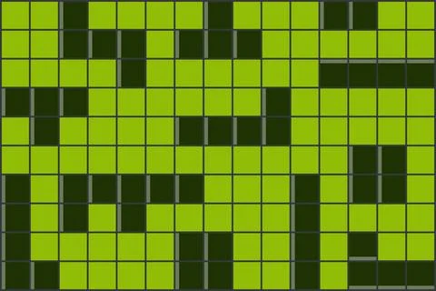 Horizontal background with block shapes. Retro game elements backdrop. Stock Illustration