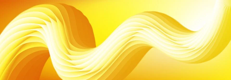 Horizontal background with liquid gradient shape Stock Illustration