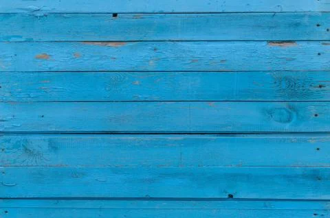 Horizontal background old painted blue board. Vintage texture Foto stock
