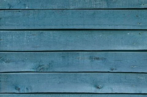 Horizontal background old painted blue board. Vintage texture Stock Photos