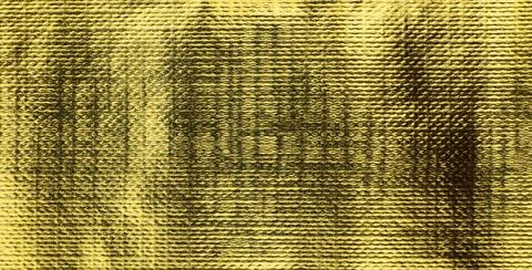 Horizontal background texture of shiny golden corrugated metallic paper wit.. Stock Photos