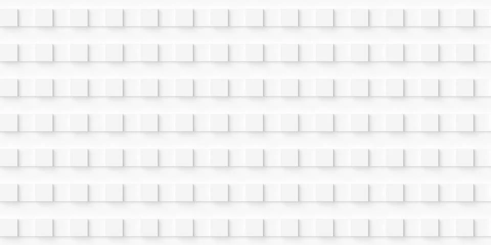 Horizontal bands made from stepped cubes geometry background wallpaper bann.. Stock Illustration