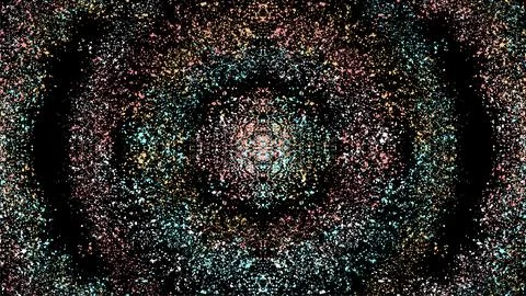 Horizontal banner. On a dark background, small splashes, like the night starry Stock Illustration