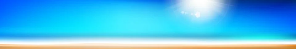 The Horizontal banner Illustrazione stock