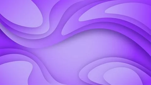 Horizontal banners paper cut waves abstract background. Stock Illustration