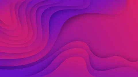 Horizontal banners paper cut waves abstract background. Stock Illustration