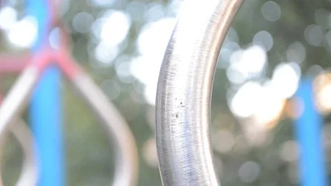 Horizontal bars on the street Stock Footage 96252419