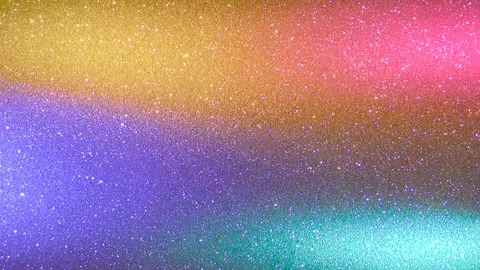 Horizontal beams of light of different colors flash Stock-Footage 211718588
