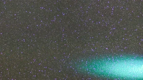 Horizontal beams of light of different colors flash Stock-Footage 211718671