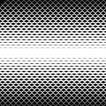 Horizontal black and white square pattern design Иллюстрация