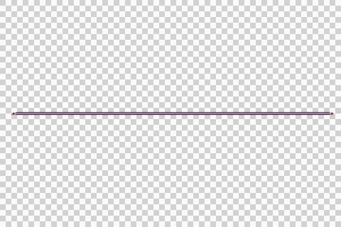 Horizontal black line on white background with thin gray outline and small black Illustrazione stock